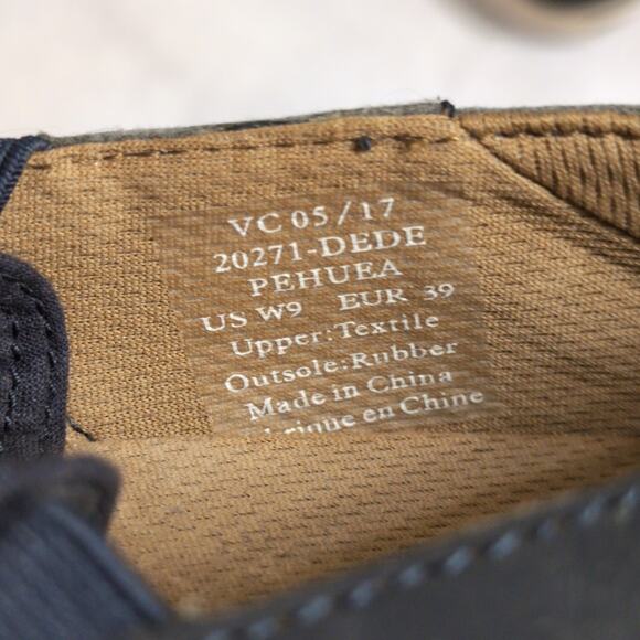 OluKai Pehuea Sneakers Navy Blue Mesh Upper Drop-In Heel Slip On Womens 9 - Picture 9 of 9